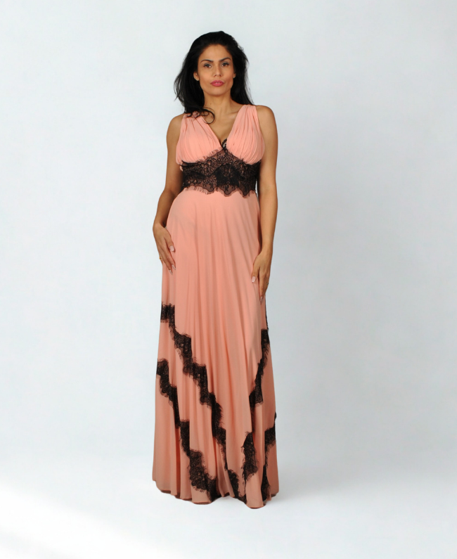 Galajurk met verfijnde kantaccenten en vrouwelijke pasvorm – Donna Colori