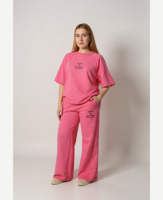 Comfypak met statement tekst Fake People - Set Fake People Donna Colori