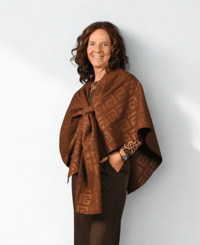Omslag Gi - Poncho met Print Dames